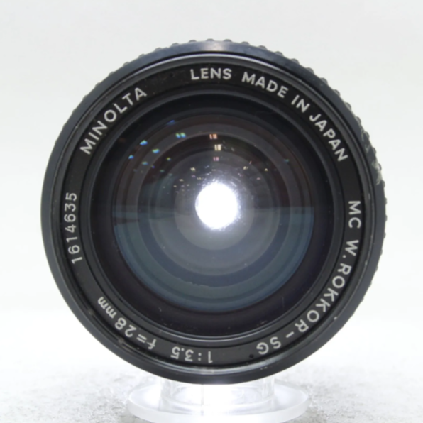 【極美品】動作◎ ミノルタ MC W.ROKKOR 28mm F2.8 328 Amazon.co.jp: Minolta ミノルタ MC W.ROKKOR-SI 28mm F2.5