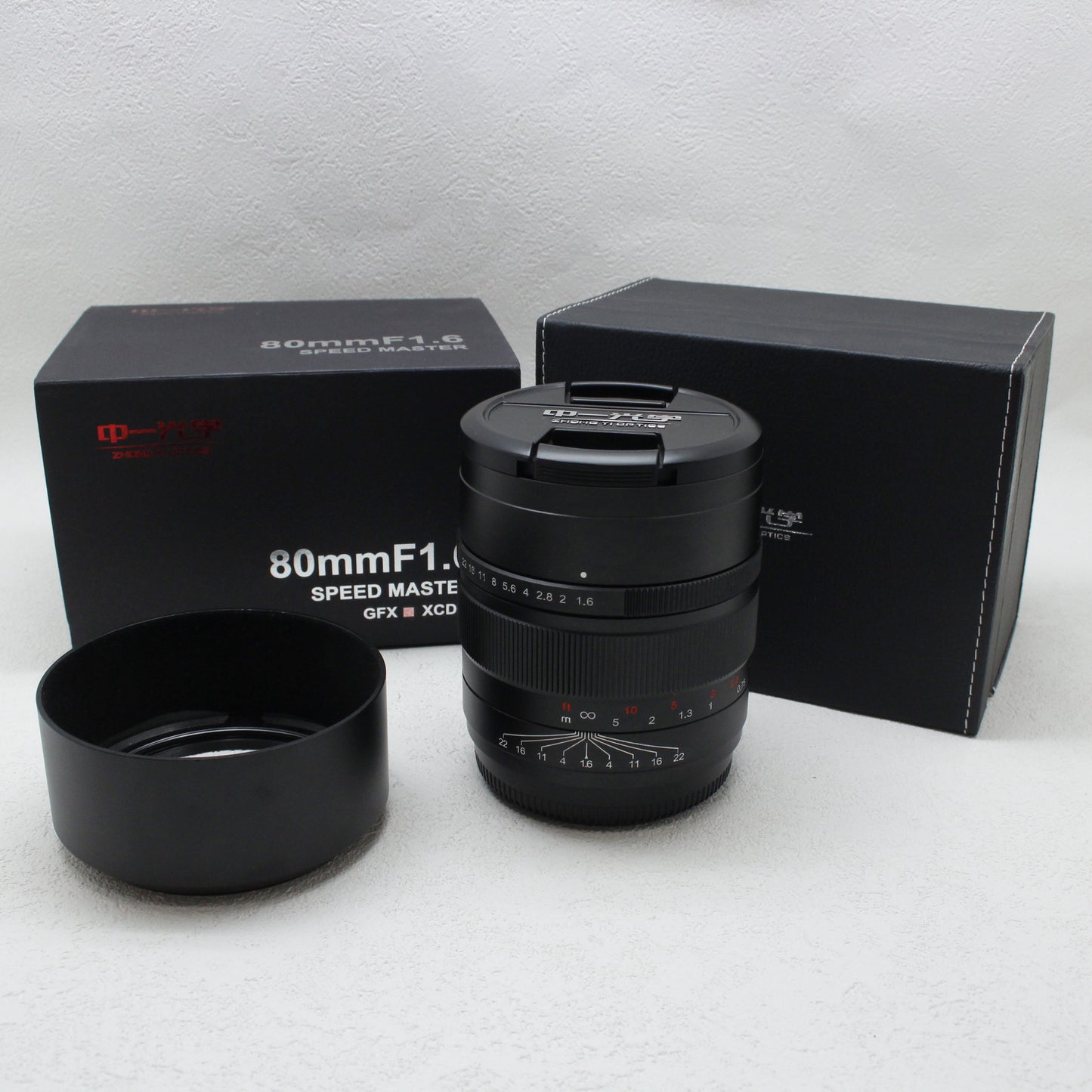 中古 中一光学 80mm F1.6 富士フイルムGFX用