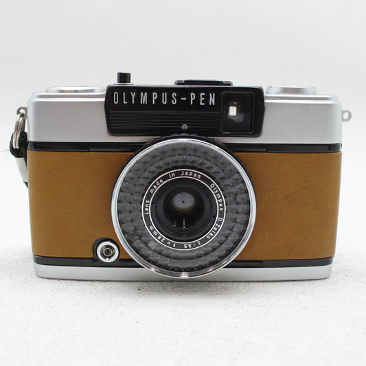 中古 OLYMPUS PEN EE-3 キャメル