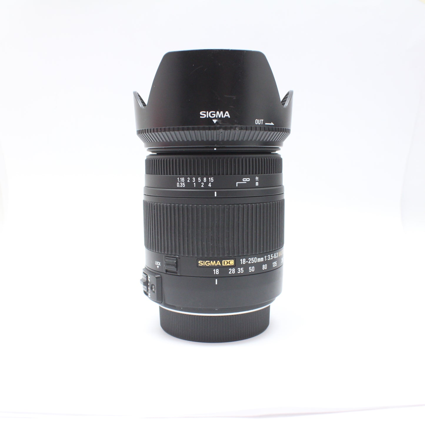 中古 SIGMA 18-250mm F3.5-6.3 DC MACRO HSM(ペンタックス用)