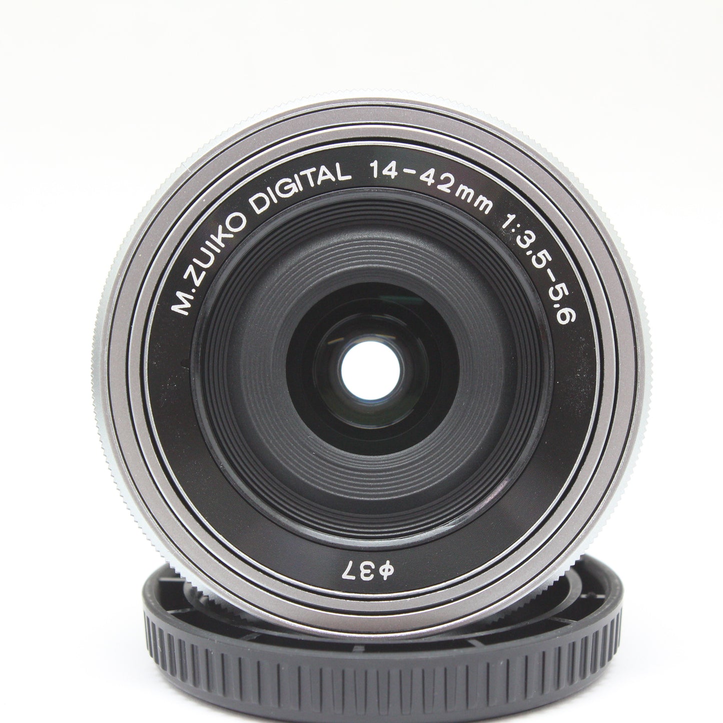 中古 OLYMPUS M.ZUIKO 14-42mm F3.5-5.6 EZ シルバー
