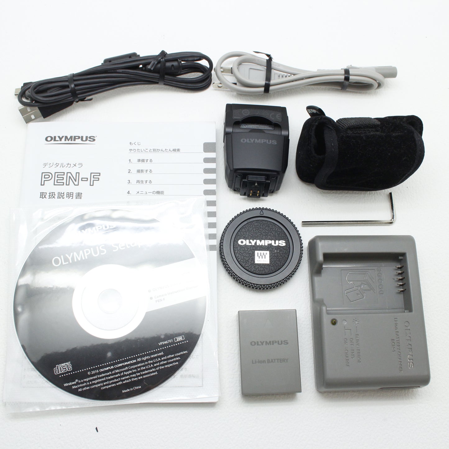 中古 OLYMPUS PEN -F (SV) +グリップECG-4 【7月12日(土)Youtube生配信でご紹介】