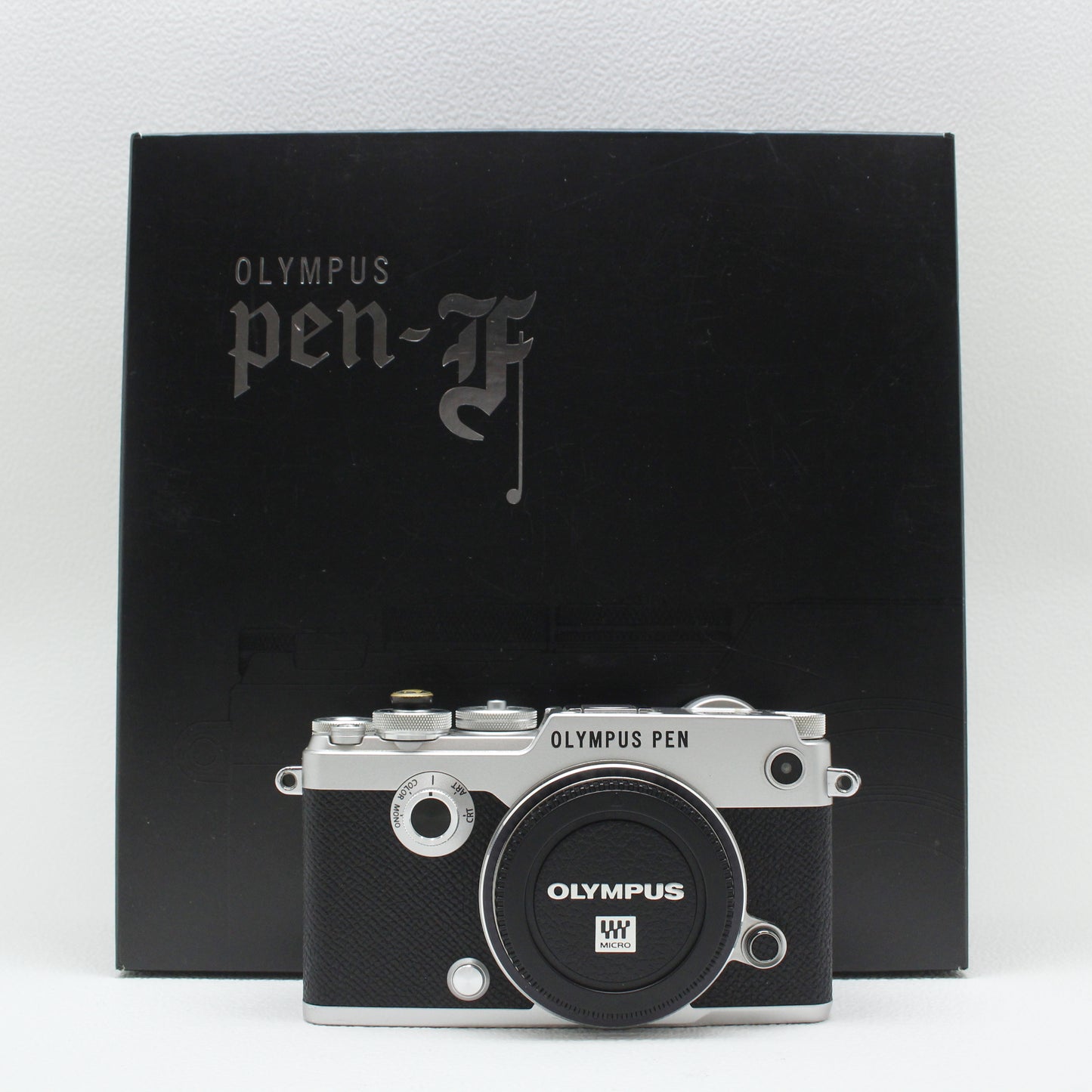 中古 OLYMPUS PEN -F (SV) +グリップECG-4 【7月12日(土)Youtube生配信でご紹介】