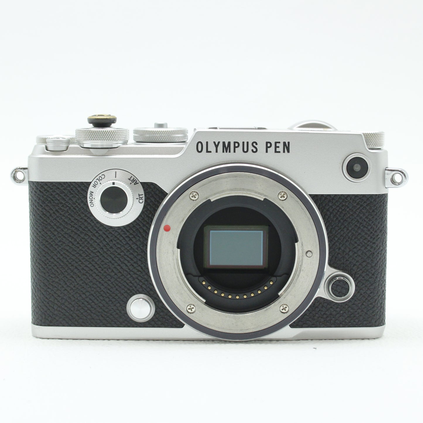 中古 OLYMPUS PEN -F (SV) +グリップECG-4 【7月12日(土)Youtube生配信でご紹介】