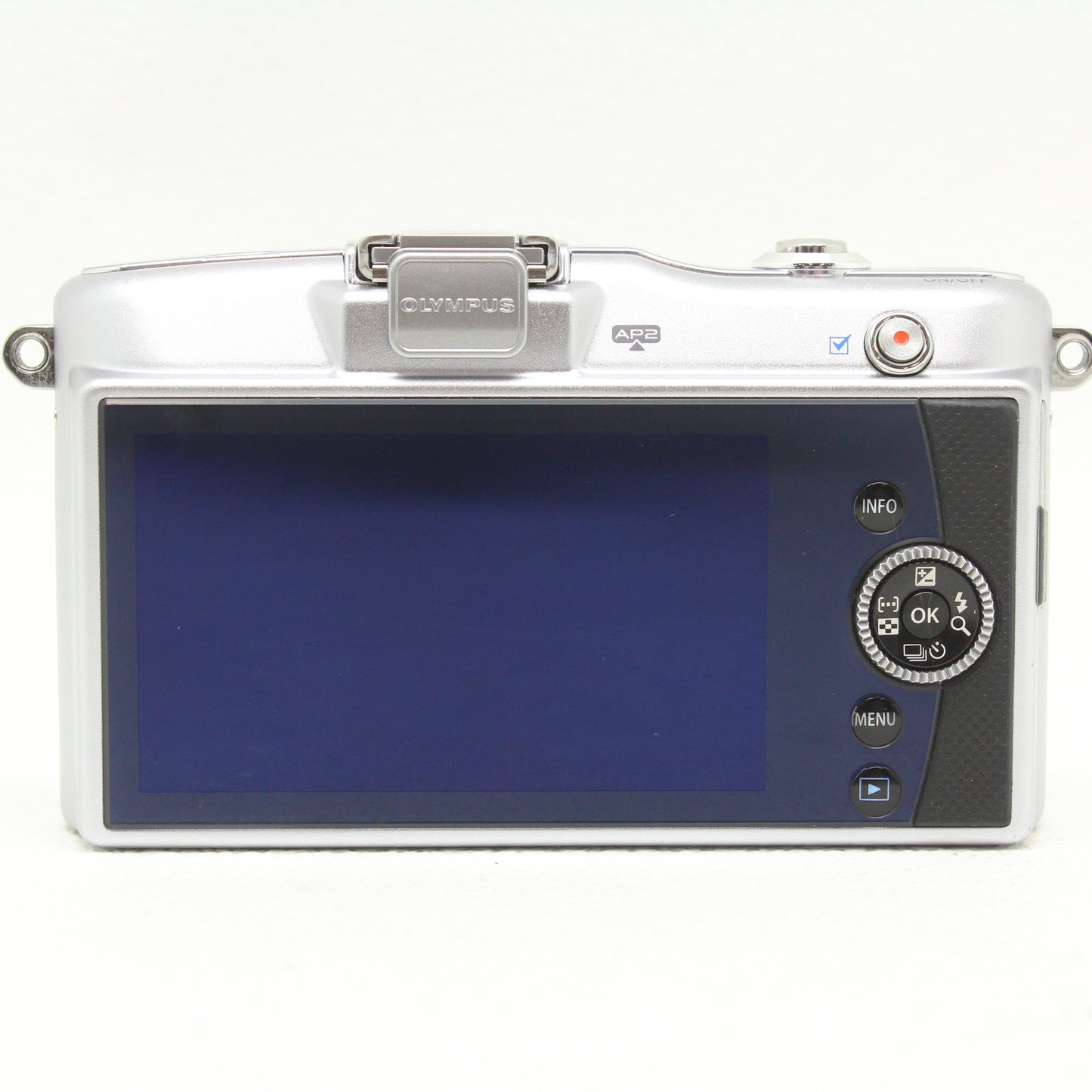 中古 OLYMPUS PEN mini E-PM1 レンズキット シルバー