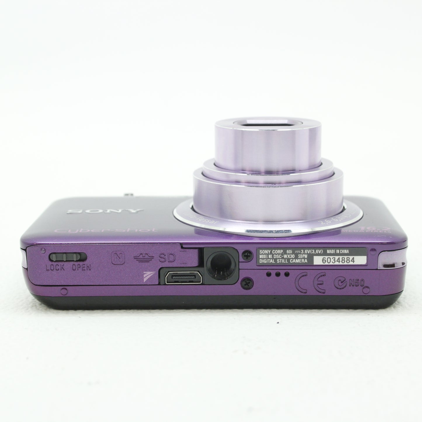 中古 SONY Cyber-shot DSC-WX30 バイオレット