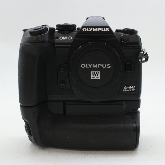 【トンズラー様専用】中古 OLYMPUS OM-D E-M1 MarkⅢ+HLD-9付き レンズ3点セット 【9月6日(土) YouTube生配信でご紹介】