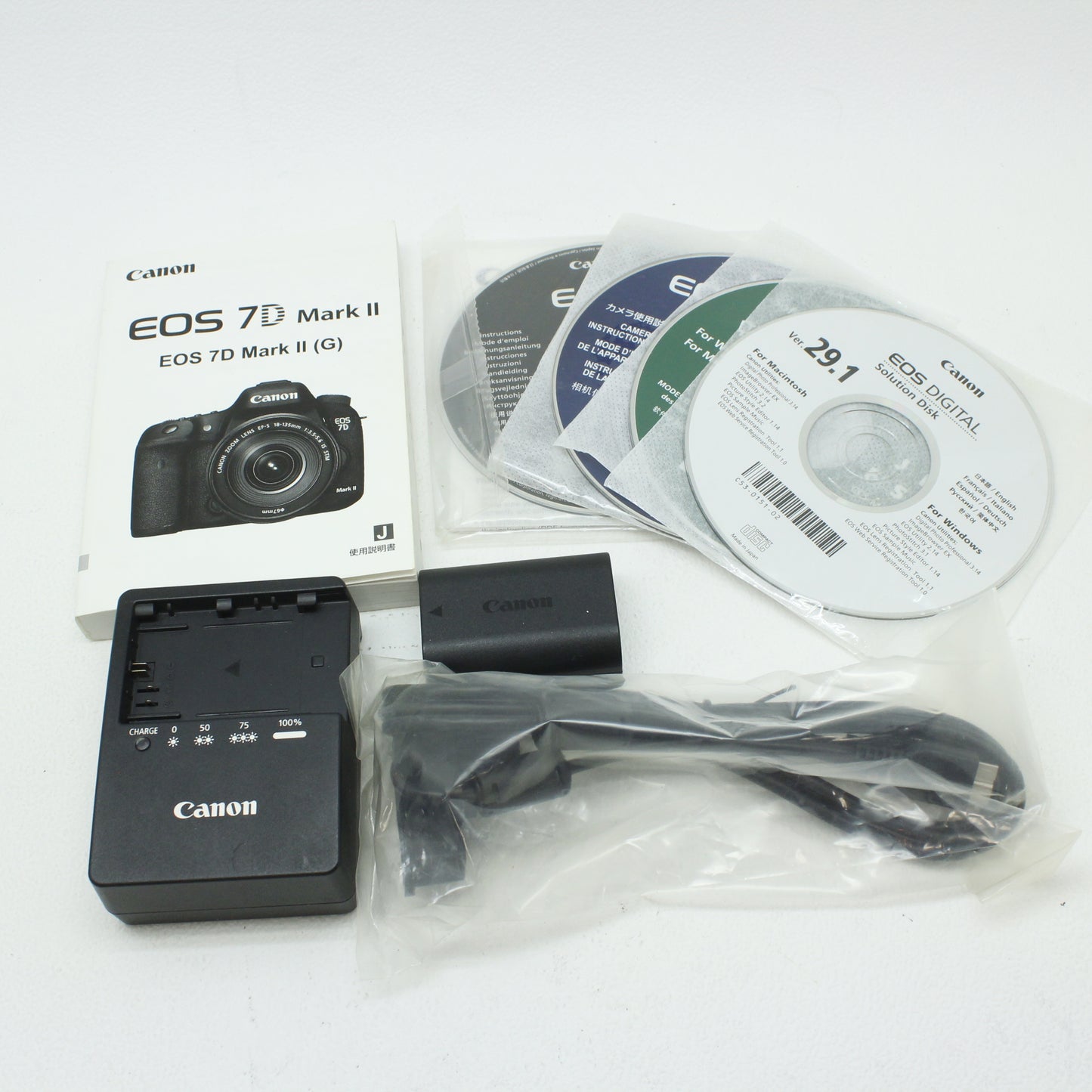中古 Canon EOS 7D MarkⅡグリップ付