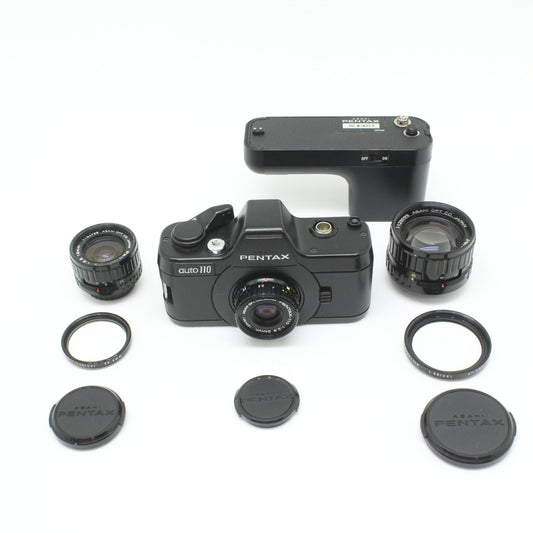 中古 PENTAX auto110 (18/24/50mm セット) 【10月14日(火) YouTube生配信でご紹介】