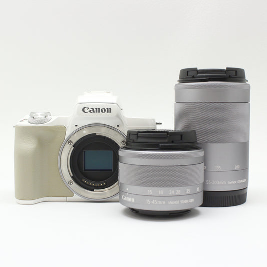 中古 Canon EOS Kiss M ダブルズームキット