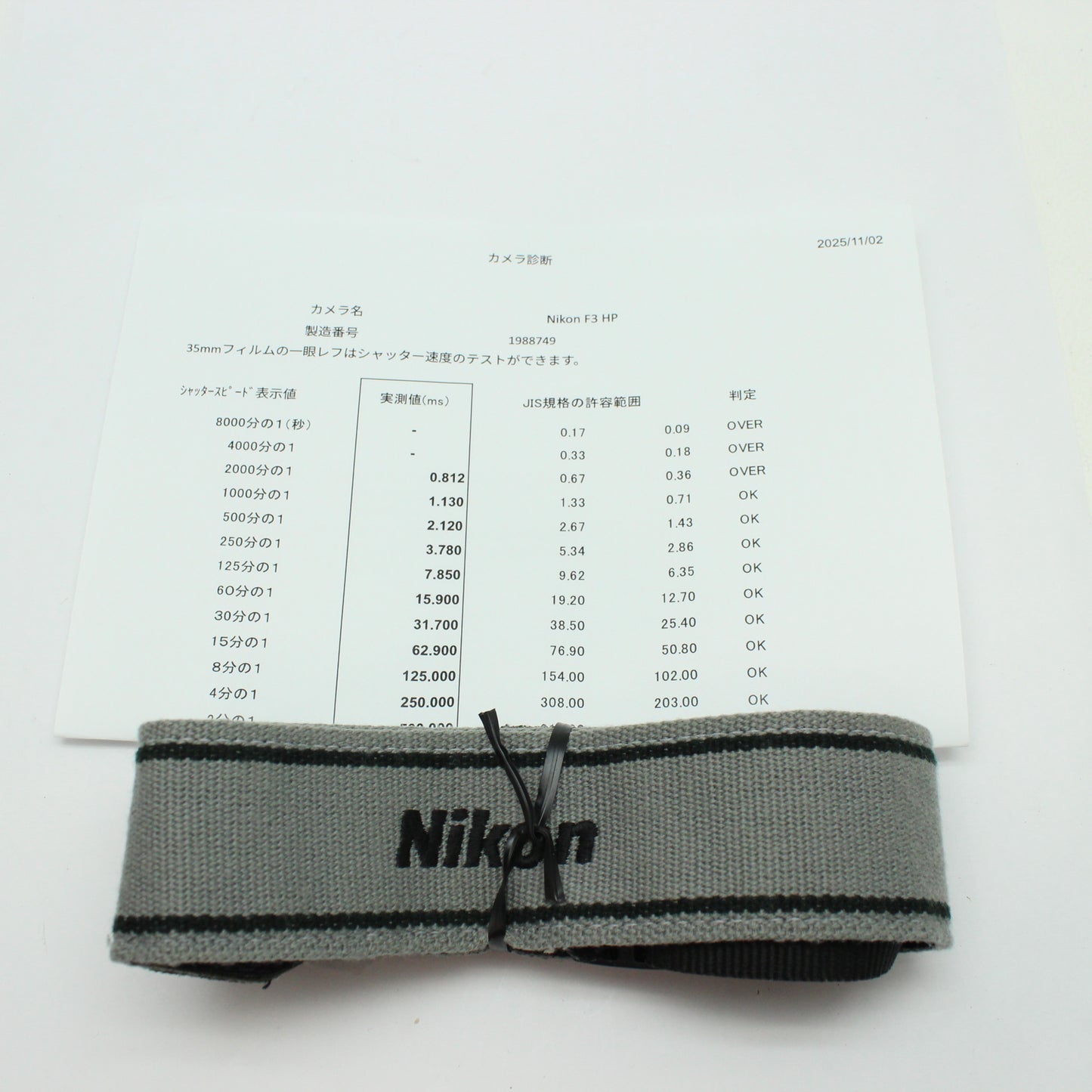 中古 Nikon F3 HP 【11月8日(土) YouTube生配信でご紹介】