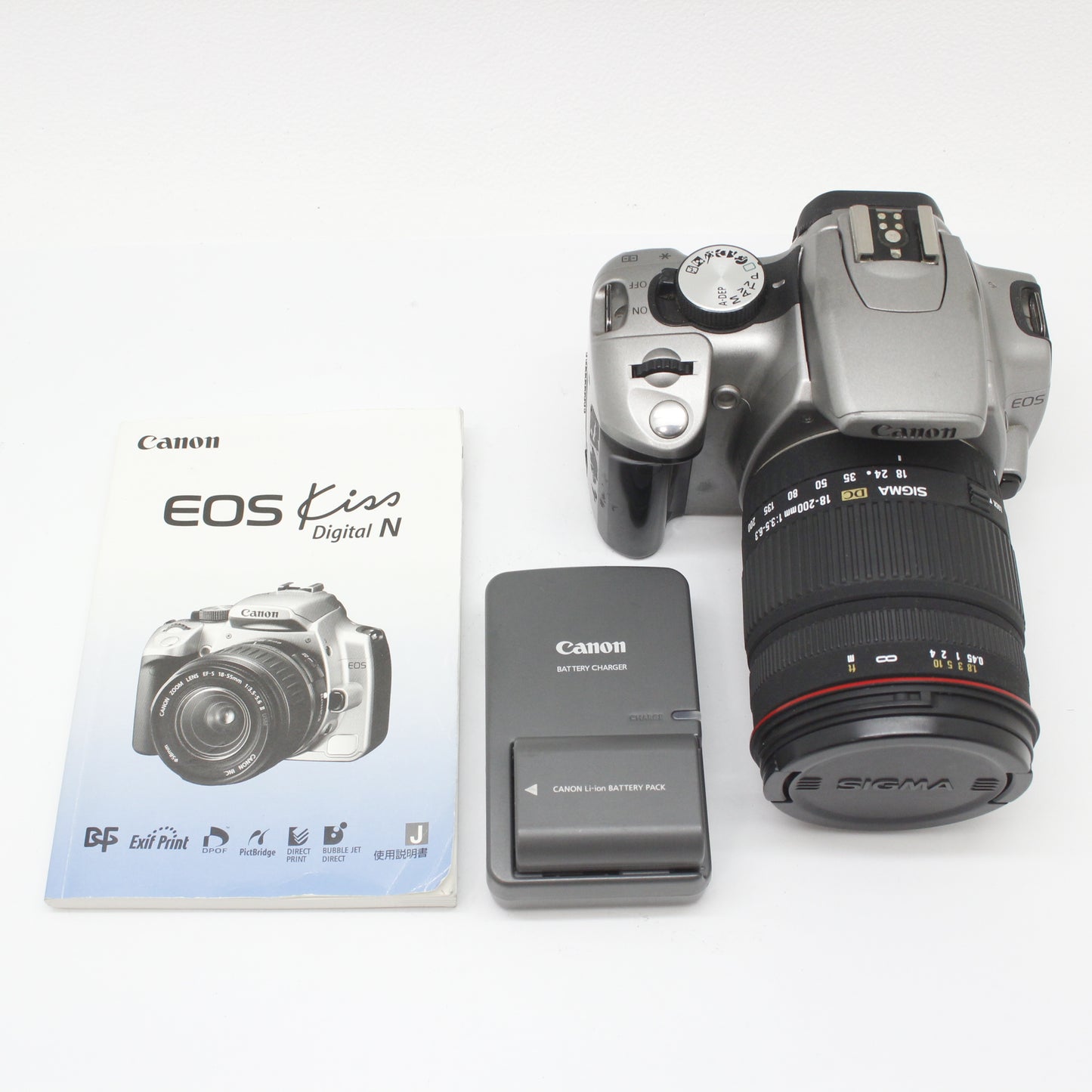 中古 Canon EOS Kiss DIGITAL N 18-200 レンズセット
