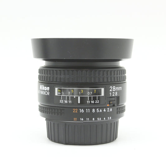 中古 Nikon AF NIKKOR 28mm F2.8 【11月25日(火) YouTube生配信でご紹介】