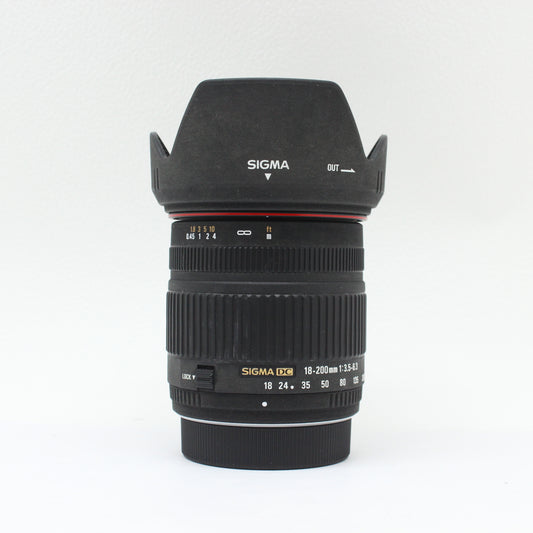 中古 SIGMA DC 18-200mm F3.5-6.3 PENTAX用