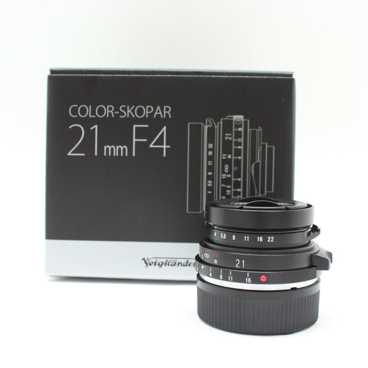 中古 Voigtlander COLOR-SKOPAR 21mm F4P VMマウント 【12月27日(土) YouTube生配信でご紹介】