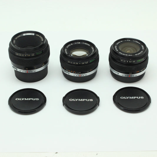 中古 OLYMPUS ZUIKO 3本セット 【12月31日(水) YouTube生配信でご紹介】