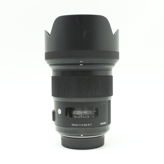 中古 SIGMA 50mm F1.4 DG Art (NikonFマウント) 【2月14日(土) YouTube生配信でご紹介】