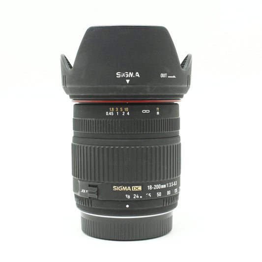 中古 SIGMA 18-200mm F3.5-6.3 DC (PENTAX用)
