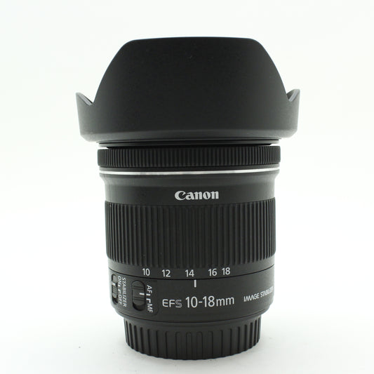 中古 Canon EF-S 10-18mm F4.5-5.6 IS STM