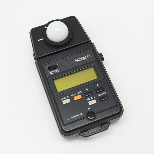 中古 MINOLTA AUTO METER III 【3月10日(火) YouTube生配信でご紹介】