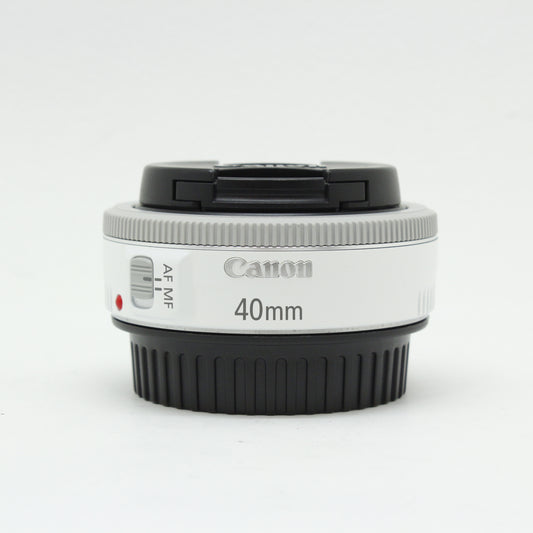中古 Canon EF-S 40mm F2.8 STM ホワイト