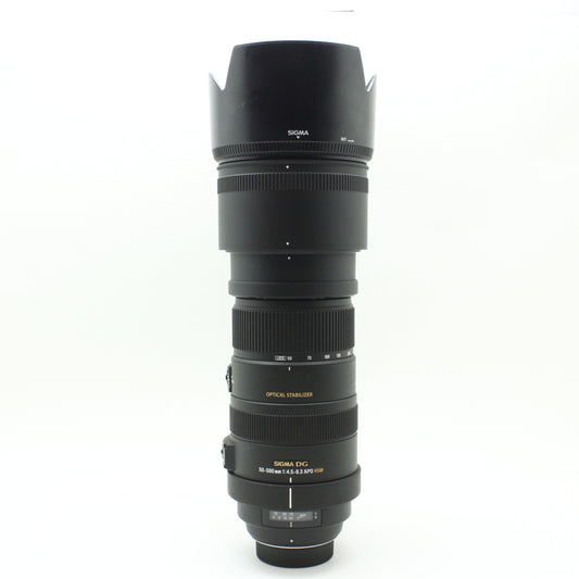 中古 SIGMA 50-500mm F4.5-6.3 APO DG OS HSM (Nikon用)【6月13日(土) YouTube生配信でご紹介】