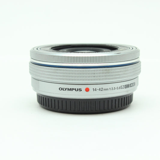 中古 OLYMPUS M.ZUIKO 14-42mm F3.5-5.6EZ シルバー