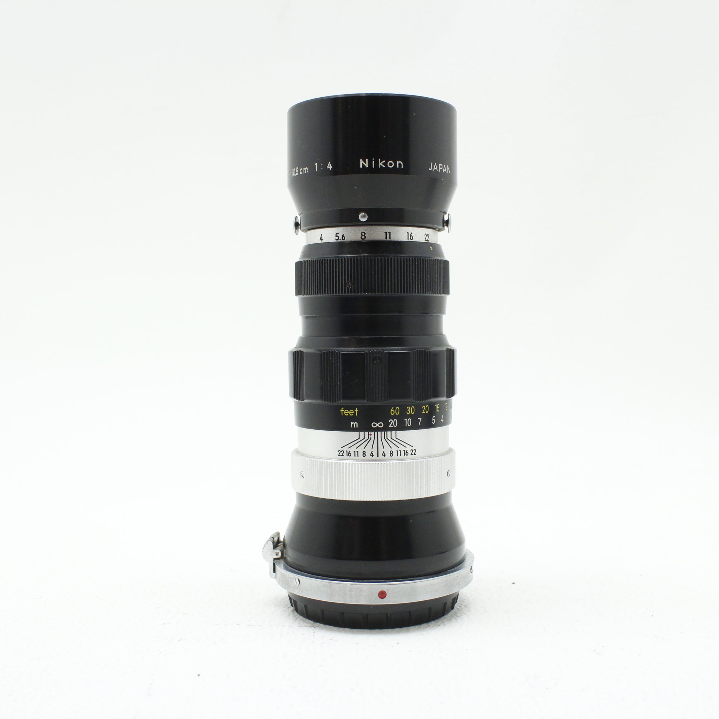 美品ニッコール10.5cm f4 ニコンSマウント 中古 Nikon NIKKOR-T 10.5cm F4(Sマウント)
