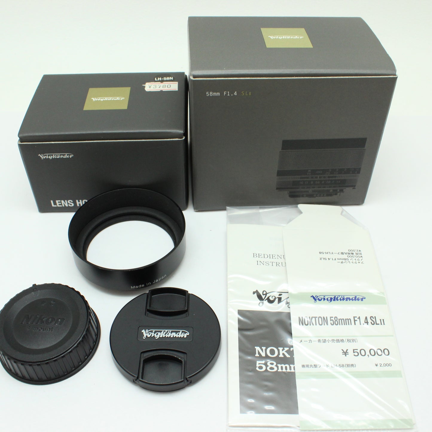 中古 Voigtlander NOKTON 58mm F1.4 SL II (Nikon用)【7月11日(土)YouTube生配信でご紹介】