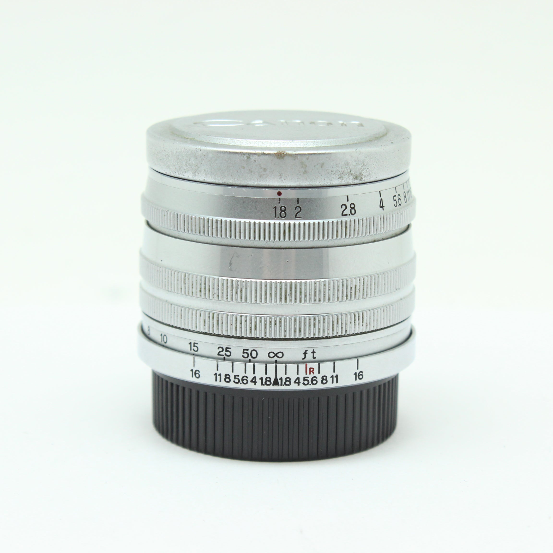 中古 Canon 50mm F1.8L39マウント【7月18日(土)youtube生配信でご紹介】
