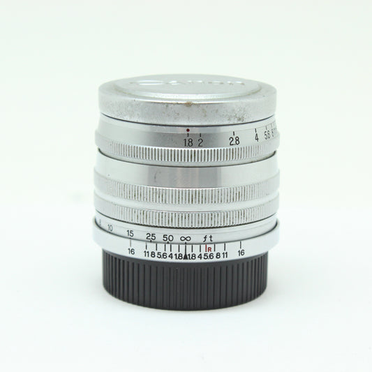 中古 Canon 50mm F1.8L39マウント【7月18日(土)youtube生配信でご紹介】