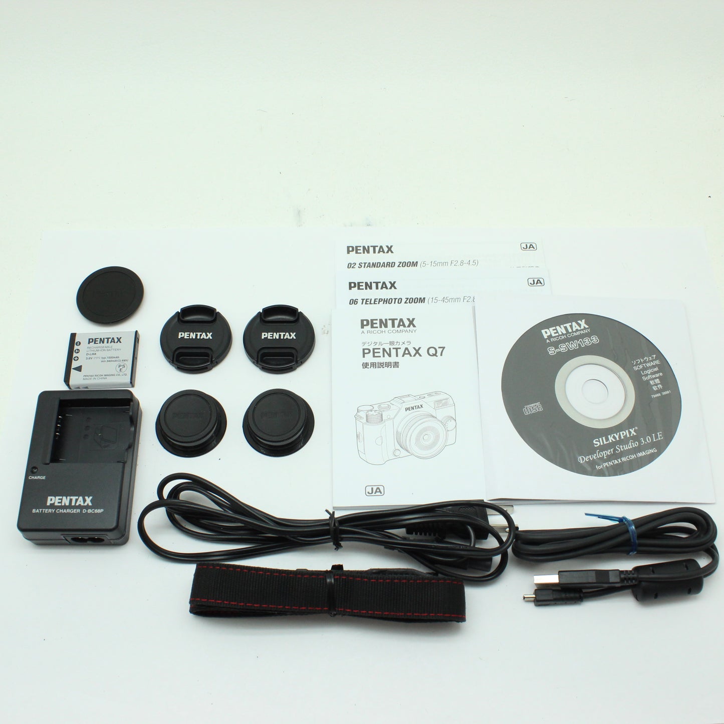 中古 PENTAX Q7 Wズームキット シルバー