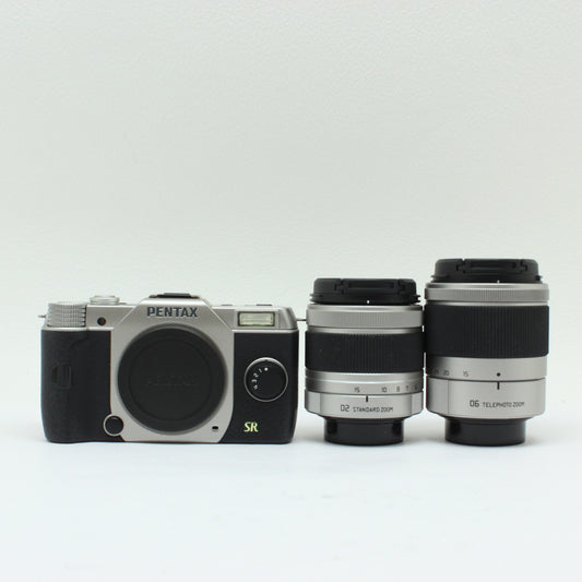 中古 PENTAX Q7 Wズームキット シルバー
