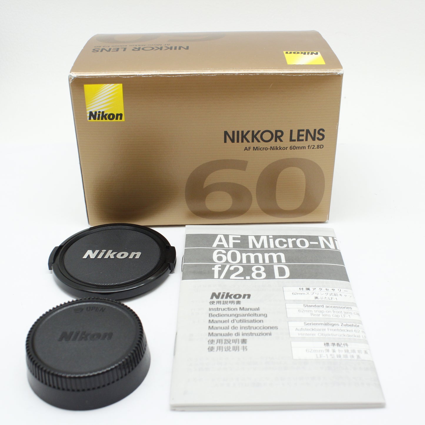 中古 Nikon AF NIKKOR 60mm F2.8D