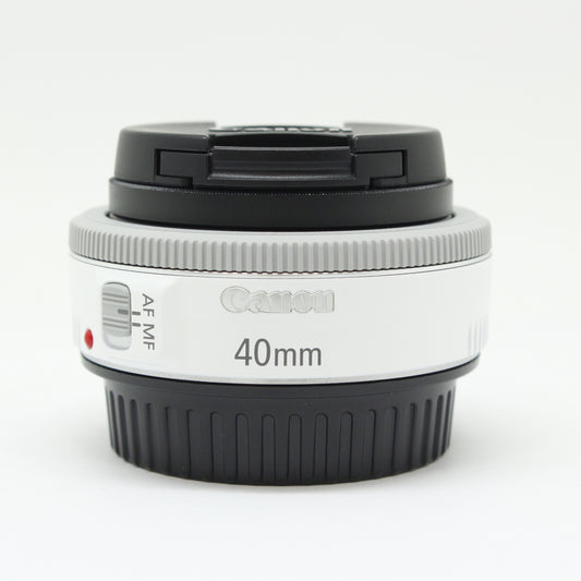 中古 Canon EF 40mm F2.8 STM ホワイト