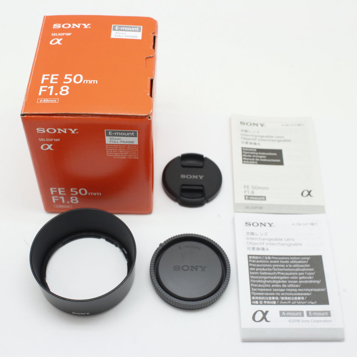 中古 SONY FE 50mm F1.8 (SEL50F18F)※予約商品