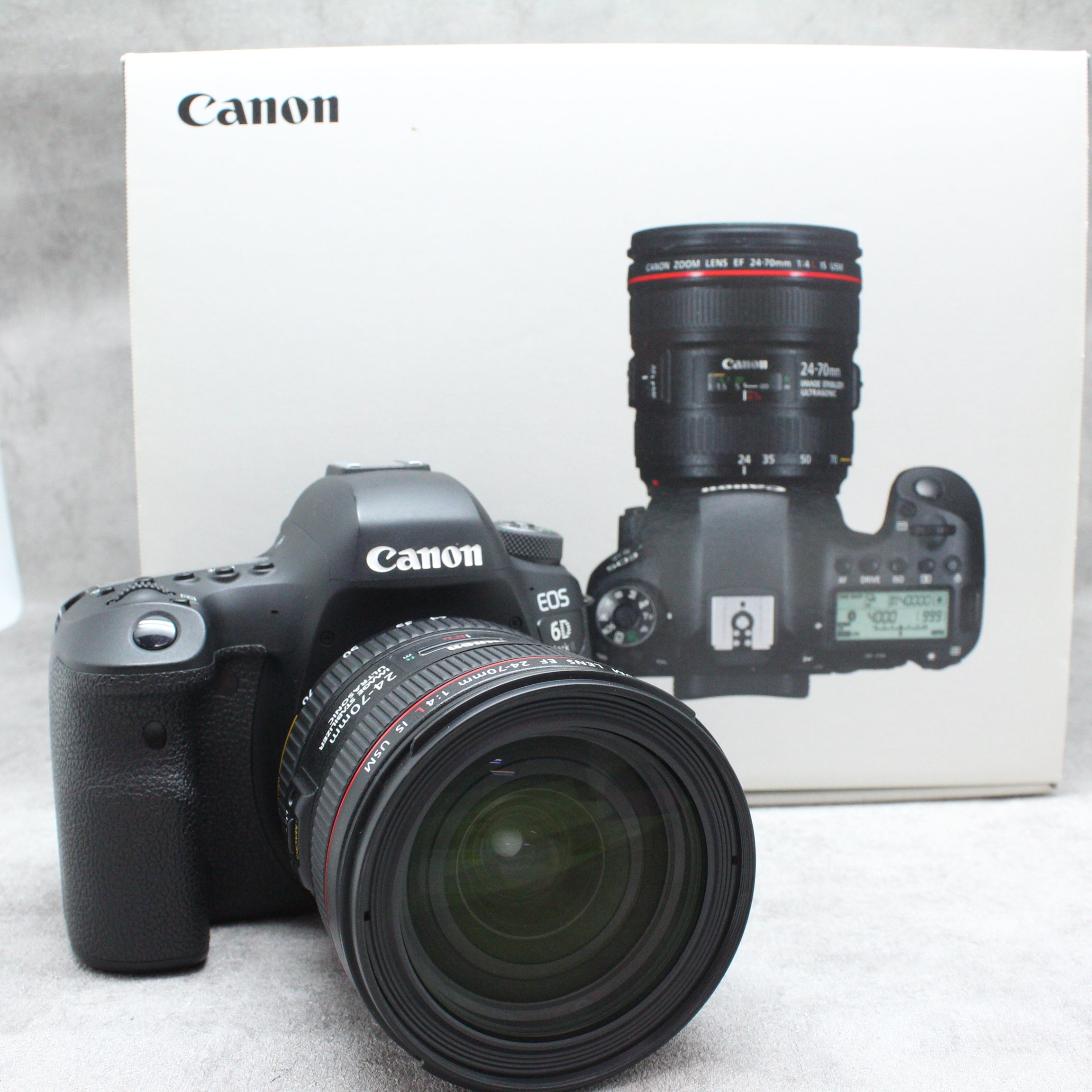 中古品 EOS 6D Mark II EF24-70 F4L IS USM レンズキット 【9月23日(土