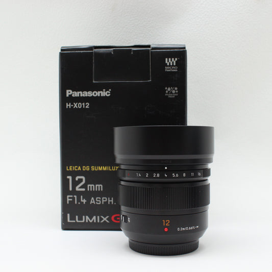 【メーカー保証付き】 Panasonic LEICA DG SUMMILUX 12mm / F1.4 ASPH.