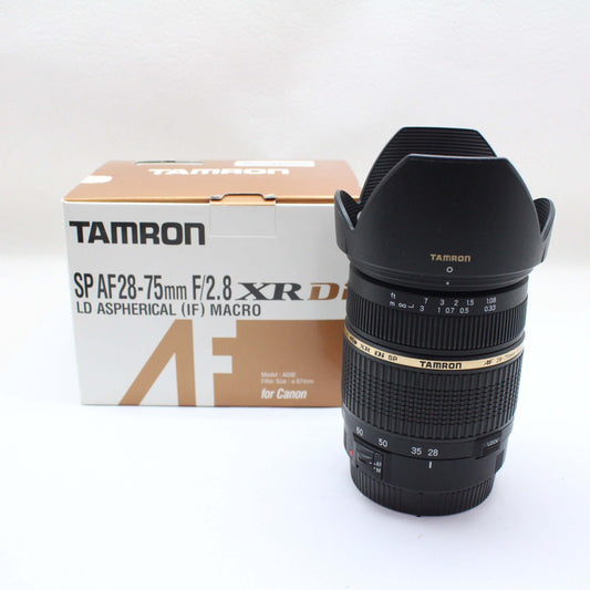 中古品 TAMRON SP 28-75mm F2.8 XR Di (A09E) Canon用【4月13日(土) youtube生配信でご紹介】