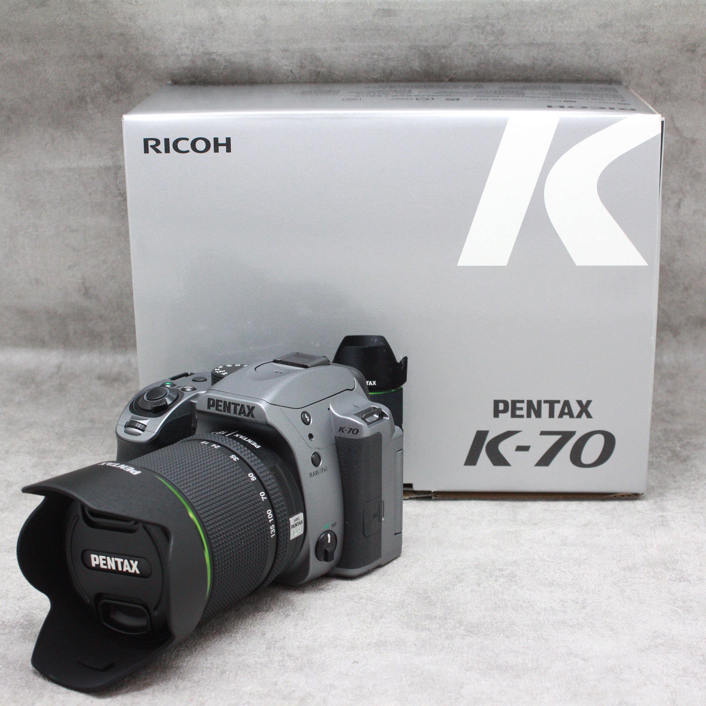 中古品 PENTAX K-70 18-135WRキット シルバー ☆10月5日(木)のYouTube 