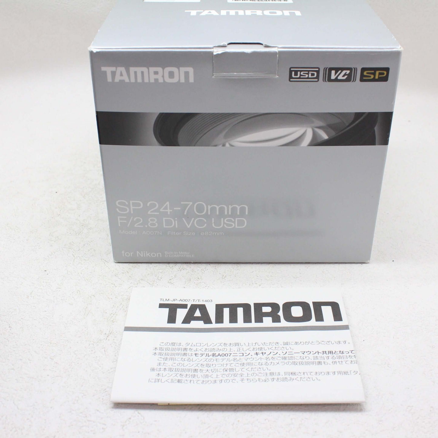 中古品 TAMRON SP 24-70mm F2.8 Di VC USD Nikon用【4月13日(土) youtube生配信でご紹介】