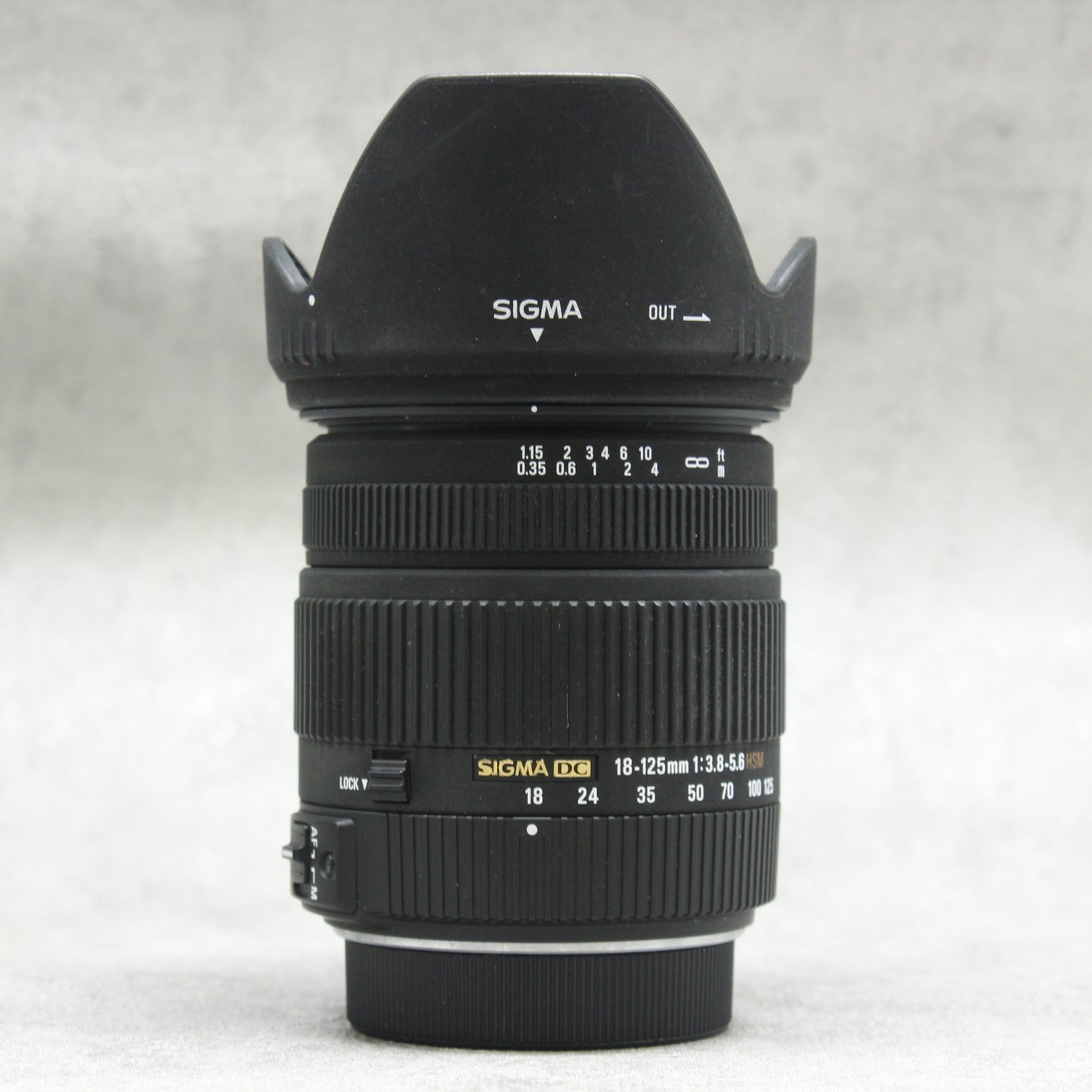 中古品 SIGMA 18-125mmF3.8-5.6 DC HSM PENTAX Kマウント【5月13日(土)のYouTube生配信でご紹介】