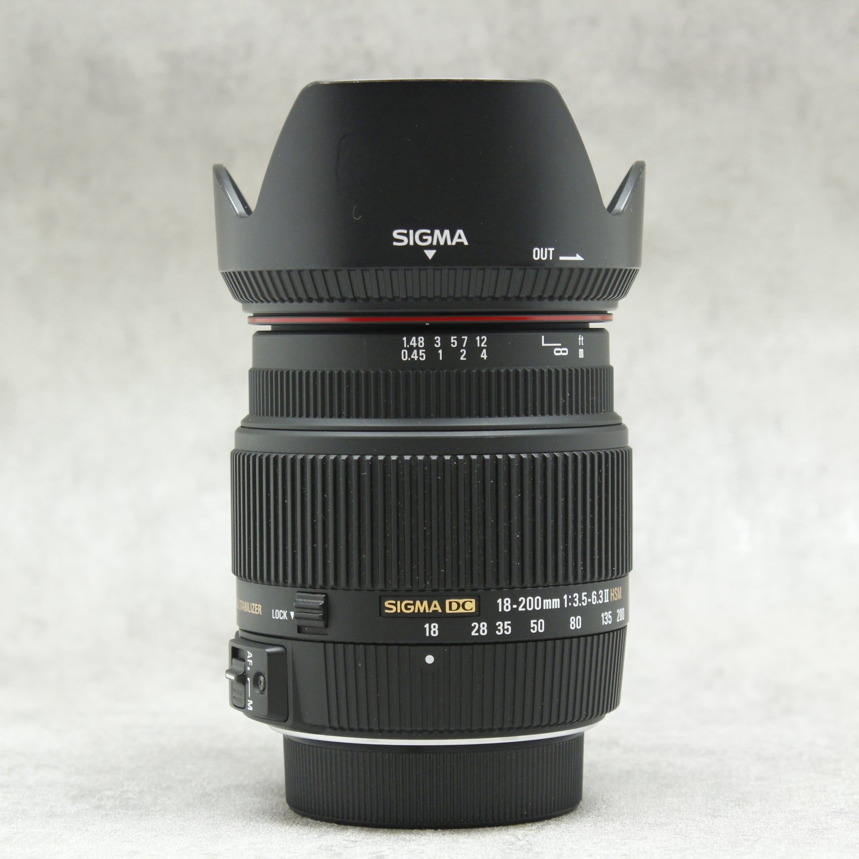 しまづっちゃん様専用】 中古品 SIGMA 18-200mm F3.5-6.3 II DC HSM