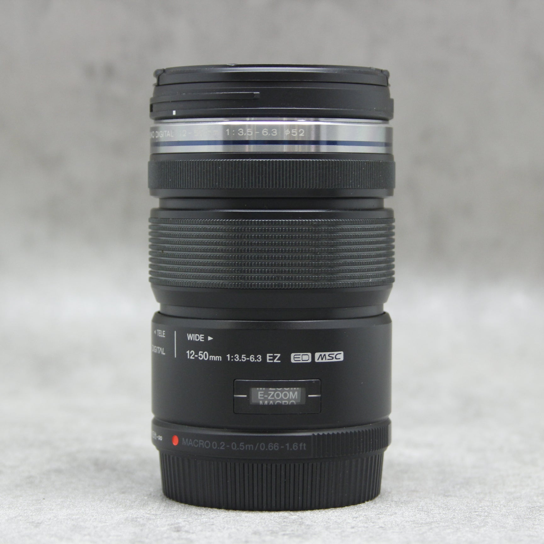 中古品 OLYMPUS M.ZUIKO DIGITAL ED 12-50mm F3.5-6.3 EZ ☆8月6日(日)のYouTube生配信でご紹介☆