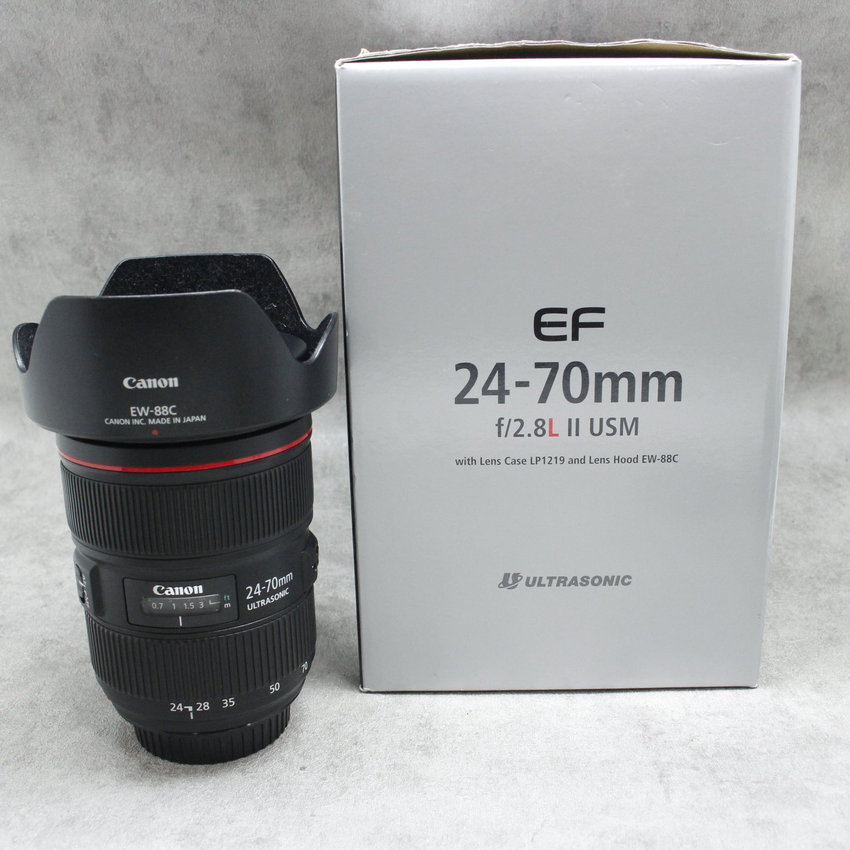 良品　Canon EF24-70F2.8L II USMレンズフード