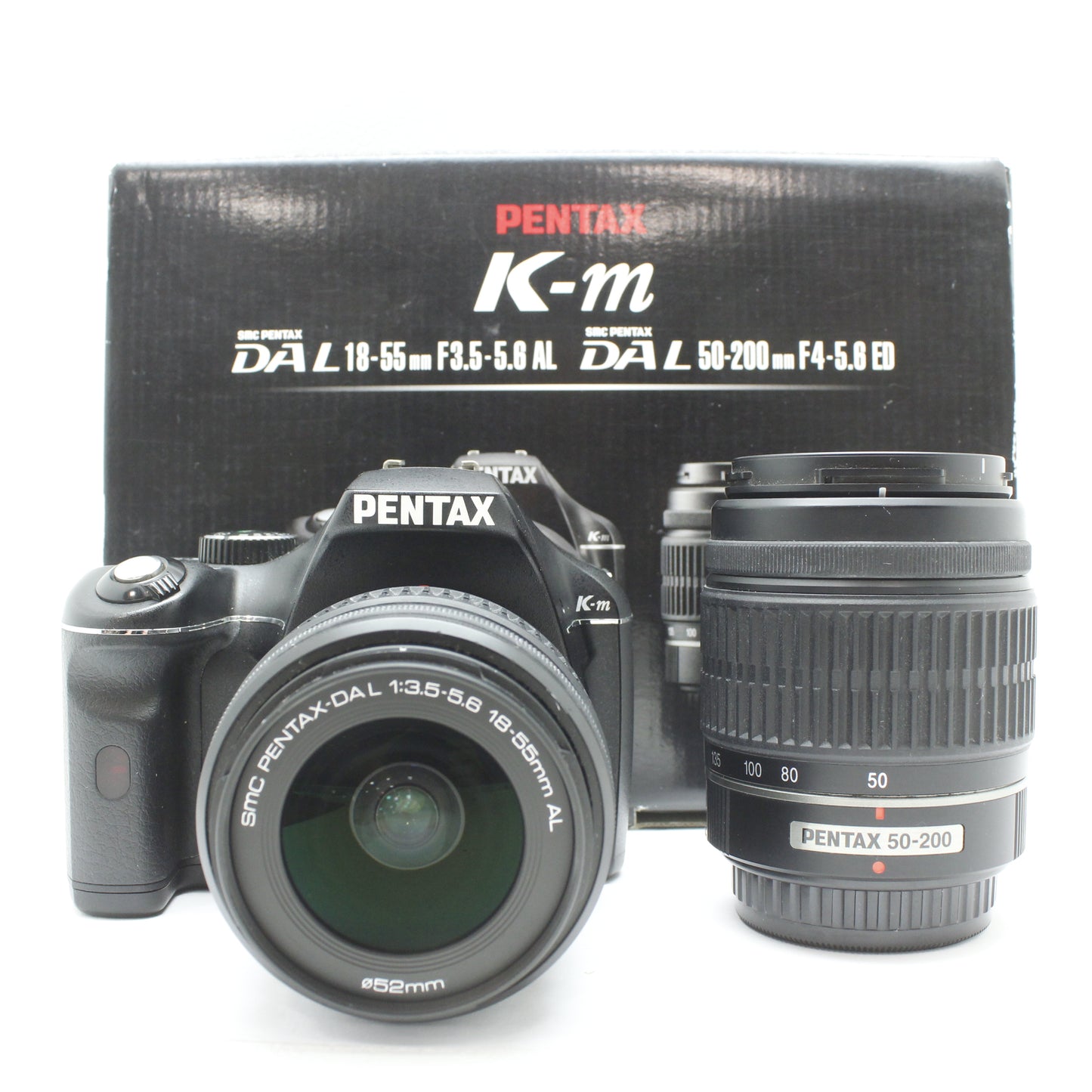 中古 PENTAX K-m ダブルズームキット
