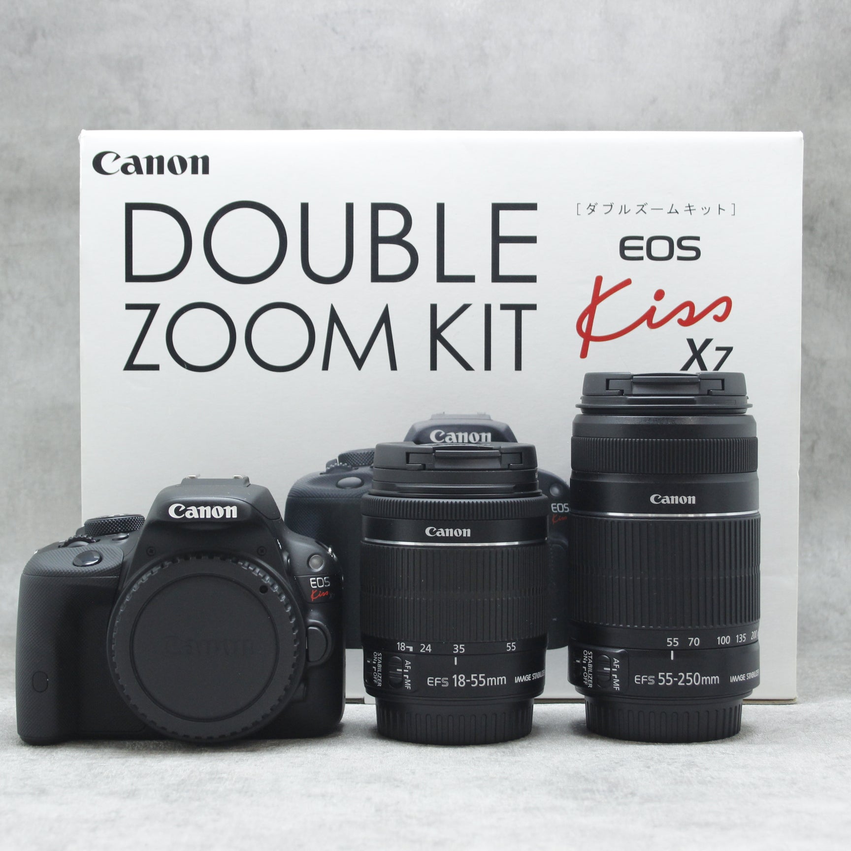 【良品】Canon EOS KISS X7 WズームキットCanon