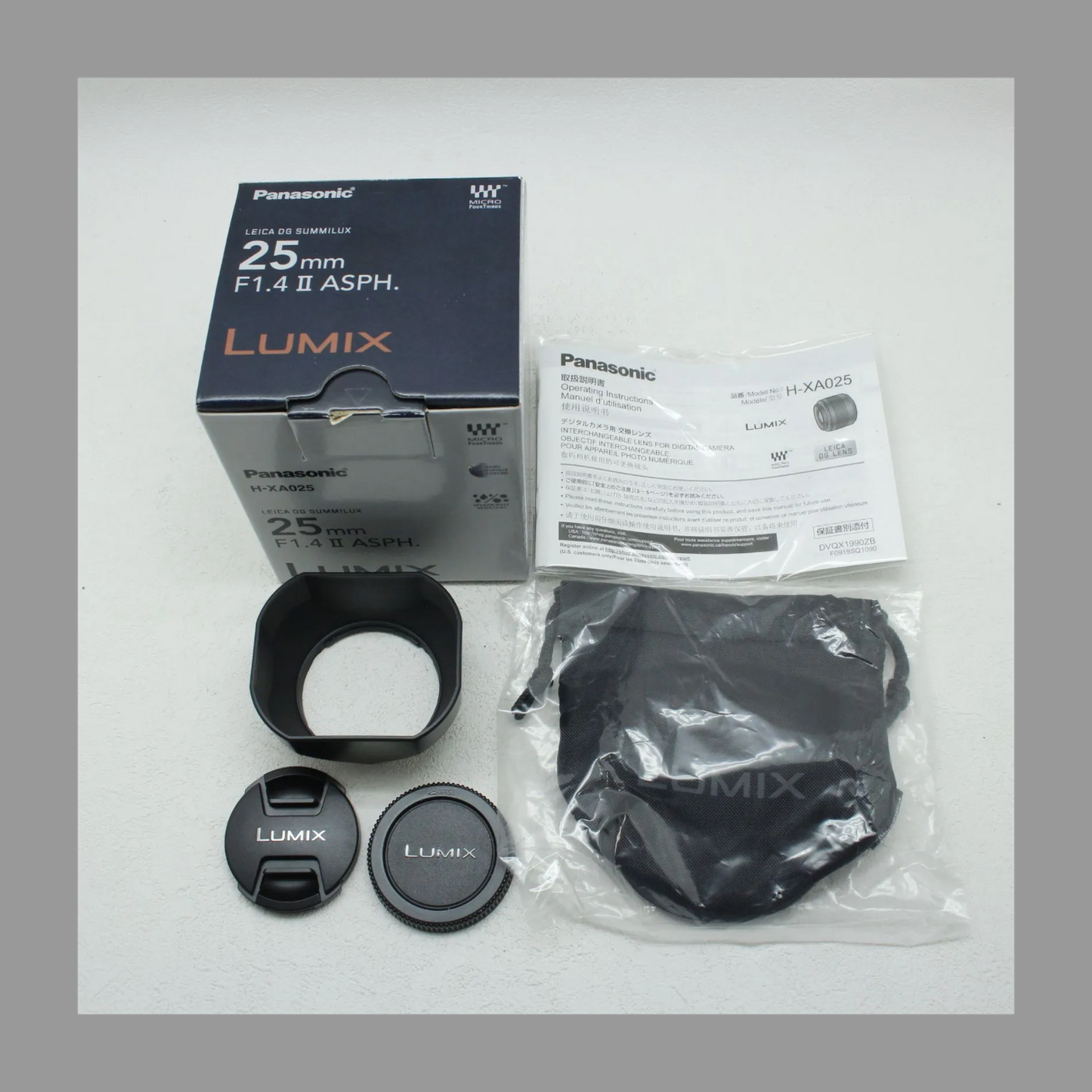 アウトレット品 Panasonic LEICA DG SUMMILUX 25mm F1.4 II ASPH. H-XA025