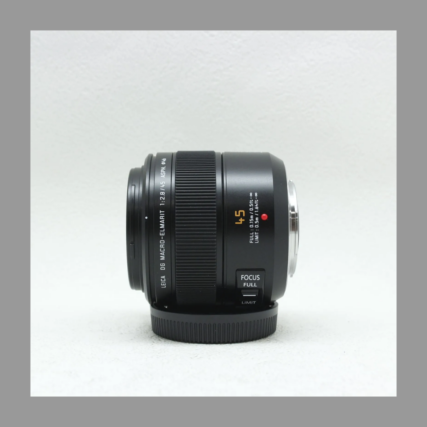 アウトレット品 Panasonic LEICA DG MACRO-ELMARIT 45mm/F2.8 ASPH./MEGA O.I.S. H-ES045
