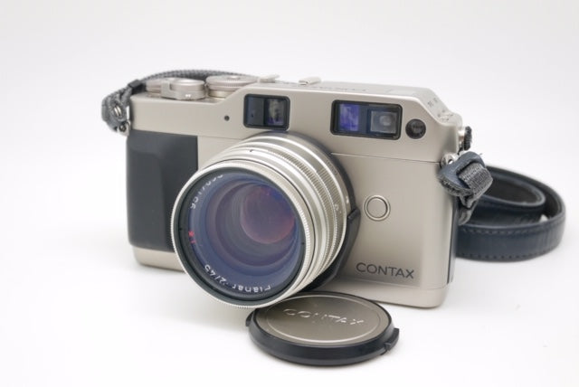 中古品 CONTAX Ｇ１ボディ CONTAX Planar 45mm F２ レンズ – サトカメ